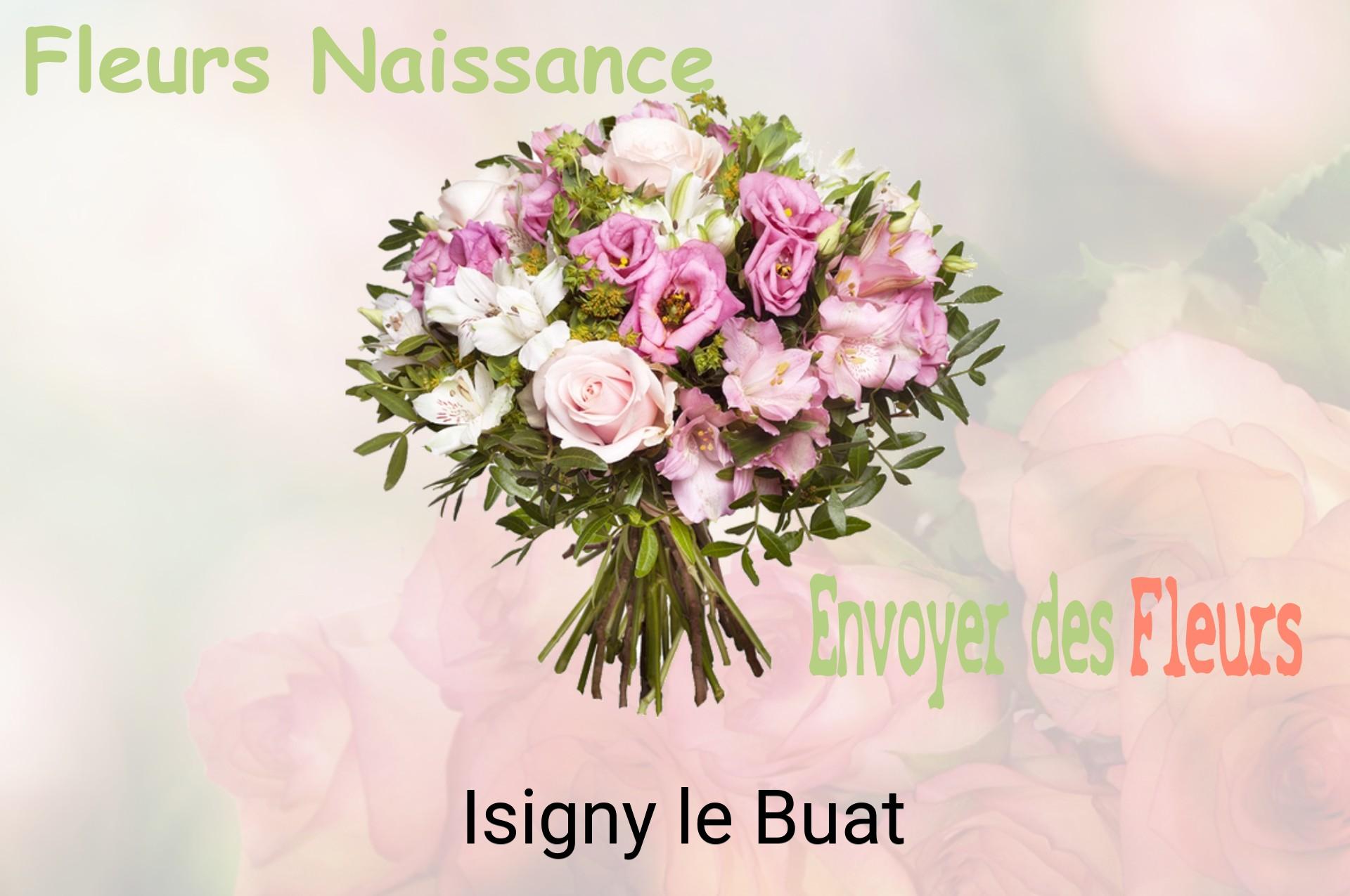 Bouquet de fleurs de naissance livré à Isigny-le-Buat